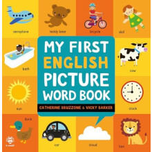 My First English Picture Word Book by Catherine Bruzzone Hardcover Boo