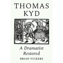 Thomas Kyd by Brian Vickers Hardcover Book