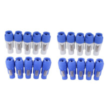 20PCS 3 Pin Male Powercon Connector NAC3FCB Speakon Plug 20A 250V AC Power Plug Connector  and Grey White