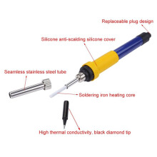 12V Portable Soldering Iron Low-Voltage Car Battery 60W Welding Rework Repair Tools
