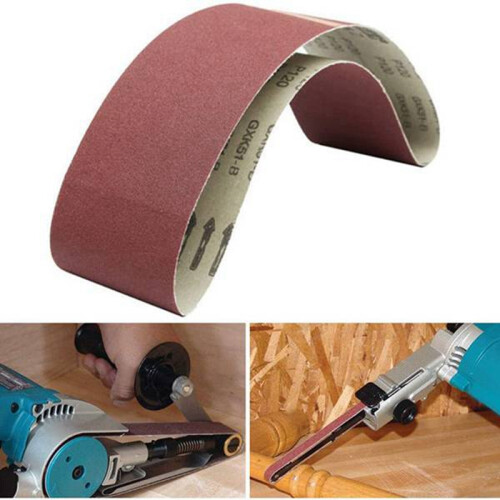 5 PeçAs 100 X 915Mm Cinta de Lixa 4 Polegadas X 36 Polegadas Tela de Lixamento Banda Abrasiva com 60 120 180 240 320 Girt 2