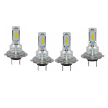 4PCS H7 + H7 Combo LED Headlight Kit Bulbs High Low 240W 52000LM 6000K Kit Super White