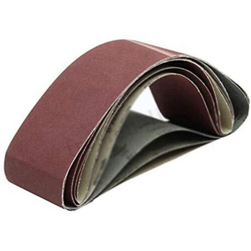 5 PeçAs 100 X 915Mm Cinta de Lixa 4 Polegadas X 36 Polegadas Tela de Lixamento Banda Abrasiva com 60 120 180 240 320 Girt