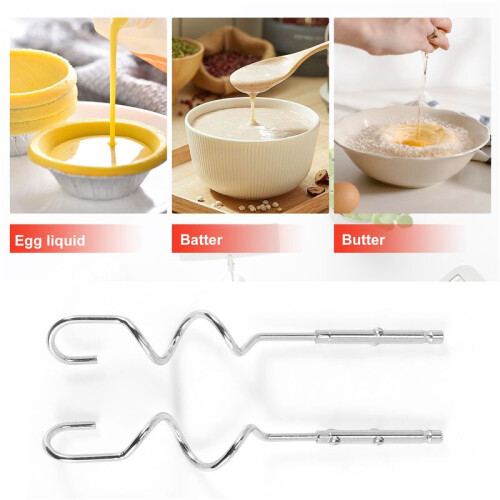 Economical Electric Hand Mixer 7-Speed Handheld Egg Whisk Kitchen Egg Sticks Dough Hooks 2