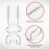 Economical Electric Hand Mixer 7-Speed Handheld Egg Whisk Kitchen Egg Sticks Dough Hooks 4