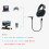 Audio Cable Flexible Stereo Gaming Headset Cord Replacement for  Arctis 3/5/7 Pro Gaming Headset 5