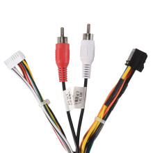 Car Audio 16PIN Adapter Przewodu ZasilająCego WiąZka PrzewodóW Audio Ze Skrzynką Canbus dla B200 / W211 / ML / Vito / Viano 2005-2011