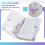 A6 Binder,Budget Binder,Used for Budgeting,Budget Planning Notepad, Cash Envelope Binder,  with Budget Envelope 5