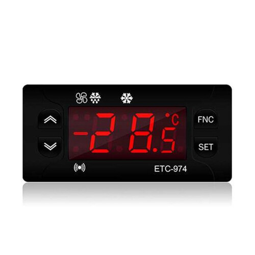 ETC-974  Temperature Controller Refrigerator Thermostat Regulator Thermoregulator Thermocouple NTC Dual Sensor