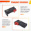 BT-168 PRO Batterijcapaciteitstester Digitale Batterijchecker Plastic Draagbare Celtester voor AA 1,5V 9V 1