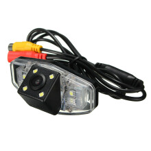 Auto Auto RüCkfahrkamera Heck Ansicht RüCkwäRts Einparken RüCkfahrkamera mit 4 LED Licht für Accord EK FD Fit Jazz 1998-2013