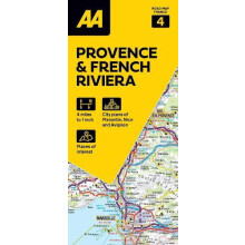AA Road Map Provence amp French Riviera Other Book