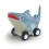 Auto giocattolo sottomarina a forma di squalo balena Pull-Back 3