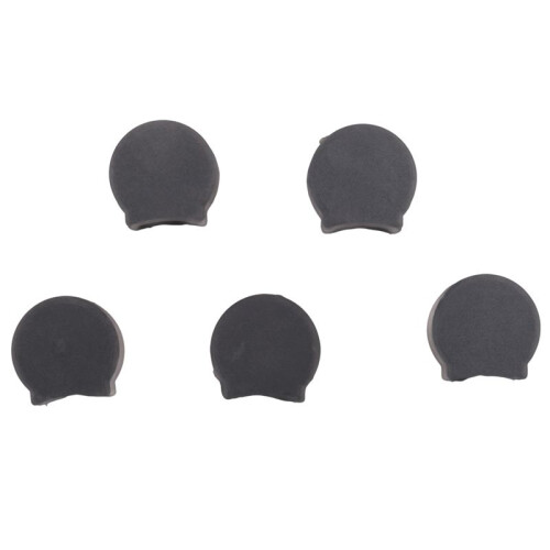 5PCS Clarinet Hardware Clarinet Thumb Rest Cushion Protector Soft Rubber Clarinet Thumb Protector, Black