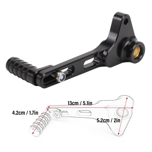 Leva del cambio per Monster 1200/821 nera 1