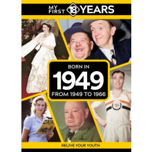 My First 18 Years Born in 1949 by TDM Publishing Hardcover Book