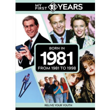 My First 18 Years Born in 1981 by TDM Publishing Hardcover Book