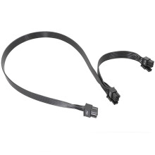Cabo de Alimentação de 8 Pinos PSU para PCIE Duplo de 6+2 Pinos para Thermaltake, Cabo de GPU Macho para Macho para Fonte de Alimentação Modular