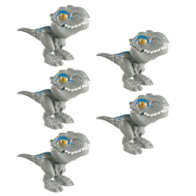 Children'S Dinosaur Egg Finger Biting Toys Simulation Tyrannosaurus Tyrannosaurus Dinosaur Boy Funs Toys Gray