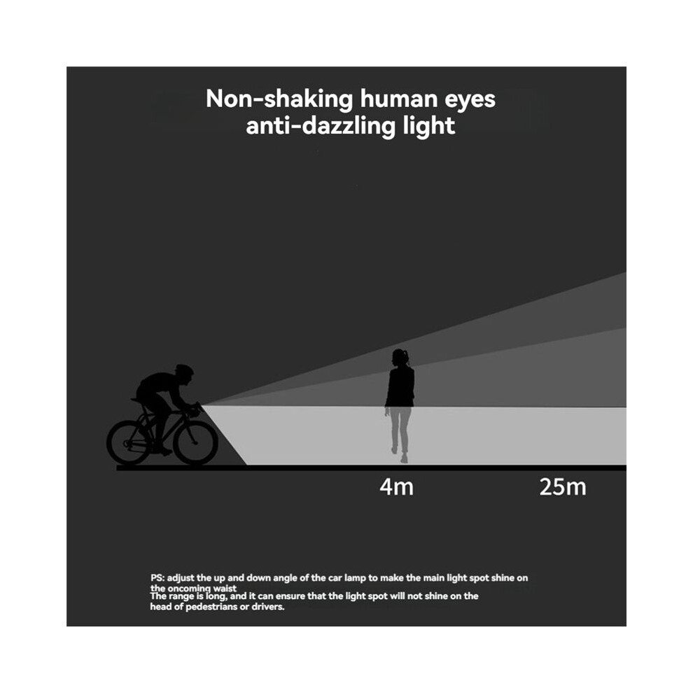 Photos - Climbing Gear Bicycle Lights High Bright Cycling Lamp Front and Rear USB Rechargeable Bike Headlight Taillight Waterproof Lantern