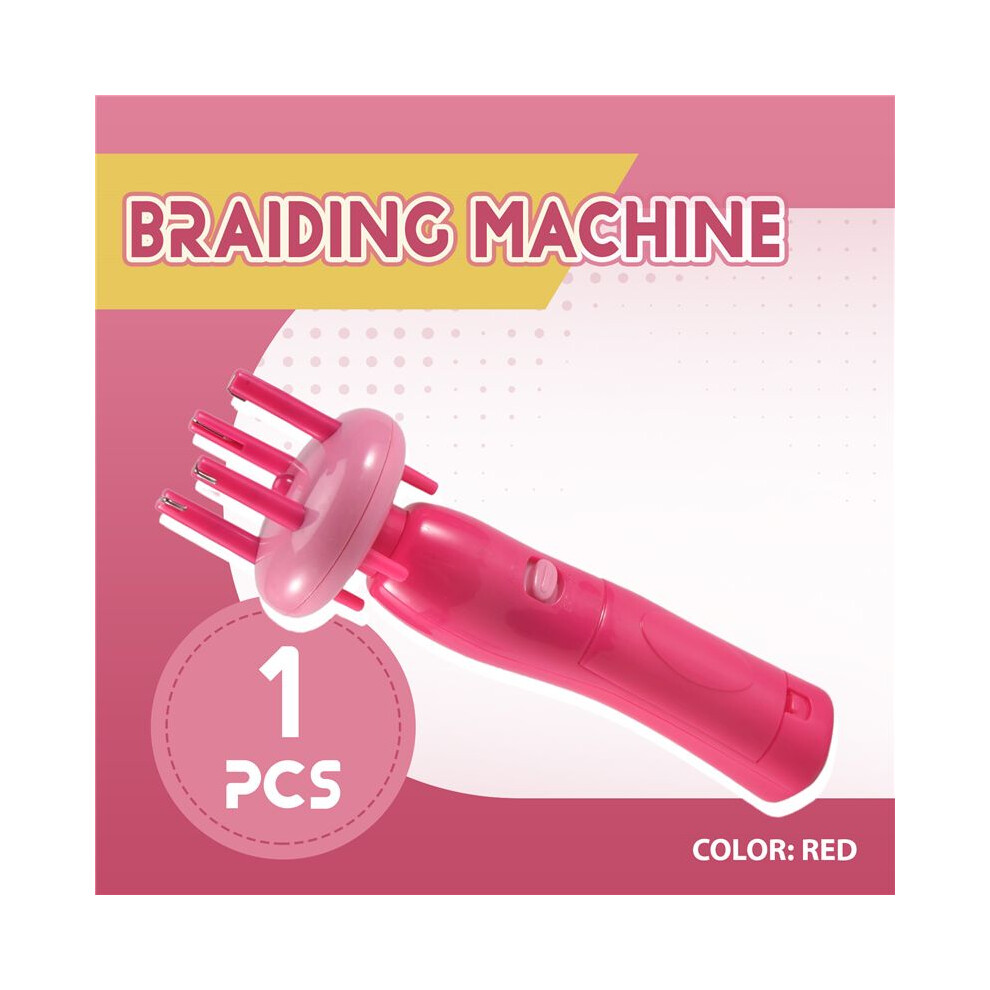 Women Portable Electric Automatic Diy Hairstyle Tool Braid Machine Hair Weave Roller Twist Braider Device Kit