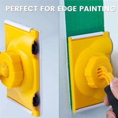 Paint Edger 360 Rotation Handle Paint Edger Trimmer with 5pcs Replace Pads  Painting Tool for Wall Paint 2