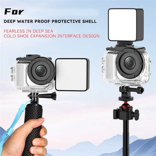 Transparent Waterproof Case for  GO Ultra Action Camera 60m Diving Protective Case Accessories Kit 2