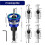 6-Piece Countersink Drill Bit Set Countersink Wood Drill Bit with Depth Stop,Precision Drilling for Woodworking 8