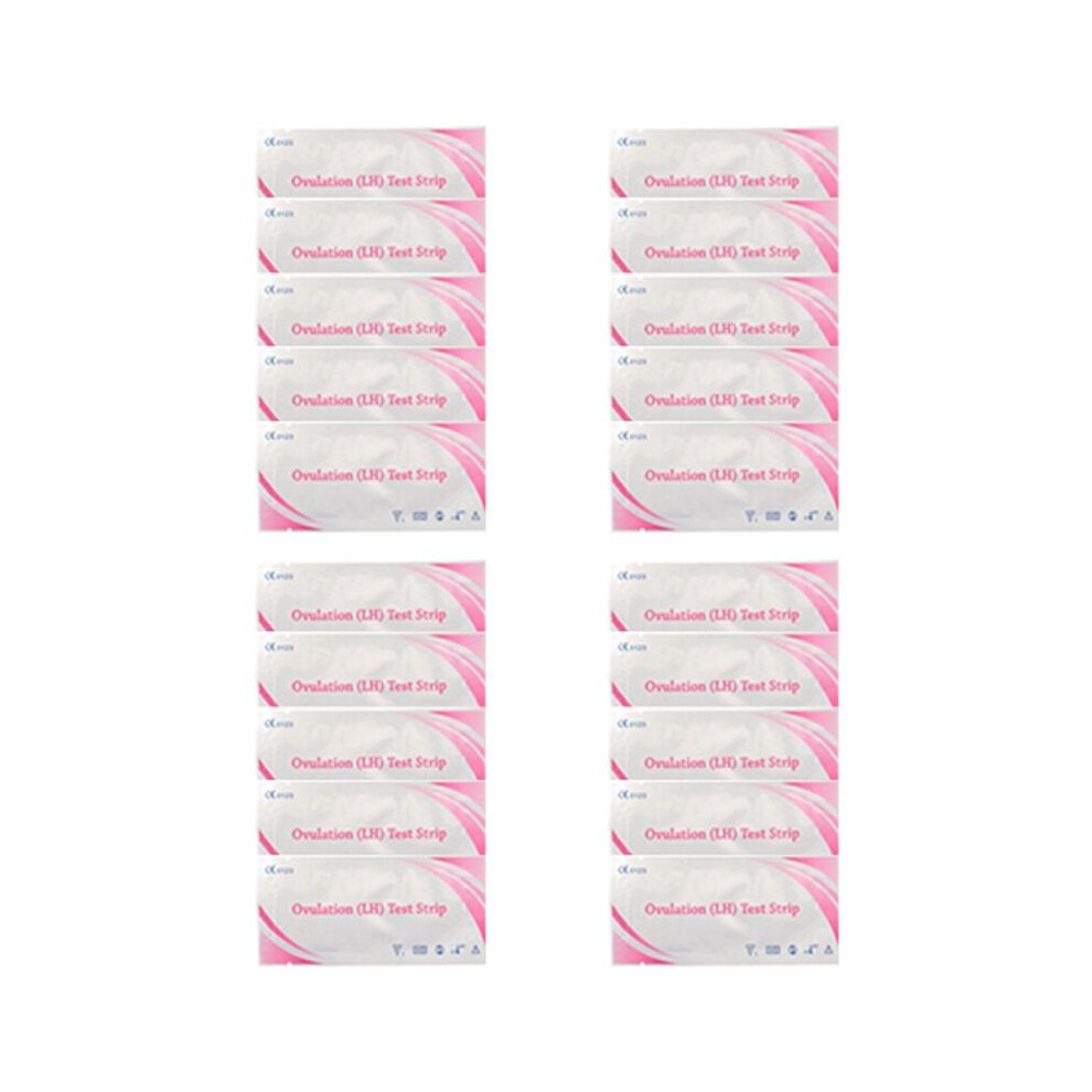 20 Pcs LH Private Ovulation Test Strip Pregnancy Test Paper Urine Test Strip Predictor Fertility Ovulation Test Strip