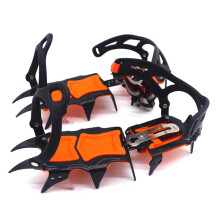 12 Tooth Ice Snow Crampons Anti-Slip Climbing Gripper Shoe Covers Spike Cleats Snow Skid Crampon for Sport