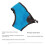 Protetor de Tórax de Arco e Flecha Composto Recurvo Arco e Flechas Equipamento de Proteção Jogo Competitivo Proteção de Tórax Azul 2