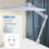 LED Lamp with Clamp 117 Pcs SMD 4 Level Brightness Task Light for Home Office Nail Technicians White EU Plug 2