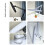 LED Lamp with Clamp 117 Pcs SMD 4 Level Brightness Task Light for Home Office Nail Technicians White EU Plug 3