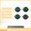 LED Battery Level Indicator Digital Voltmeter with Screw Hole Voltage Charge Tester Lithium Battery Capacity Board 4
