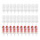40Pcs Food Pusher Round Shaped Push-Pops Cake Cup with Lid Cake Push Pops Containers Cakepop Round Plastic Container 2