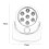 7 LED Wireless 360 Degrees Rotation Motion Activated Sensor Ultra Bright Night Light Automatic Infrared Wall Lamp 4