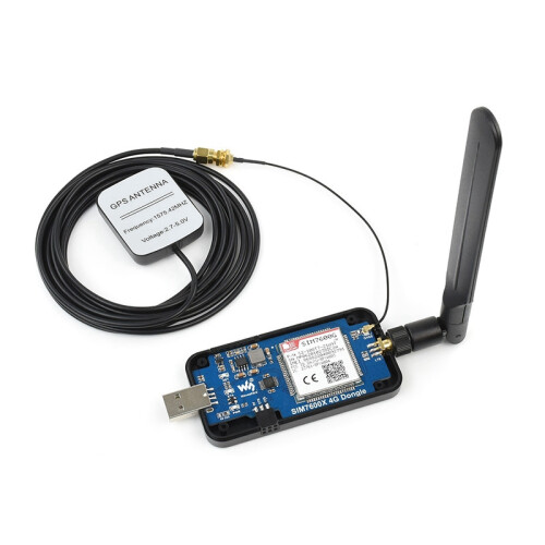 Waveshare SIM7600G-H 4G Module DONGLE un Module D'AccèS Internet pour la Communication Globale GNSS Raspberry Pi 1