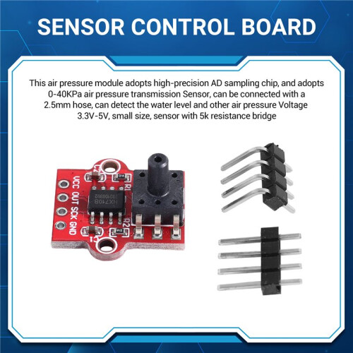 0-40Kpa Air Pressure Sensor Module Water Level and LIquid Level Sensor Controller Board 2