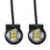 2 Pcs White LED Motorcycle Headlight Spotlight Driving Daytime Running Light Lamp 3