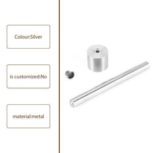 1Set Tools+100Pcs Rivets Nail Installation Tools with Silver Brass Nails 2