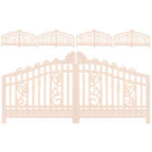 15Stk Mini Retro Garten Tore Beige, Langlebig Und Dekorativ