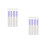 720Pcs Precise Purple Ear Piercing Cleaning Floss with Disposable Use 7