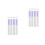 720Pcs Precise Purple Ear Piercing Cleaning Floss with Disposable Use 6