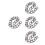 4Pcs Chains Outdoor Decorative Rain Chain for Villa Gutter 6