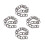 4Pcs Chains Outdoor Decorative Rain Chain for Villa Gutter 4