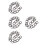 4Pcs Chains Outdoor Decorative Rain Chain for Villa Gutter 9