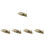 5Stk Messing Hundeskulptur Golden Desktop Figuren 7