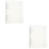 4Stk Leichter Dokumentenordner Mit Robustem Weißem Binder-Cover 8
