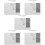 5Sets Paper Scoring Board for Daily Use ABS Material White Craft Tool 10