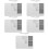 5Sets Paper Scoring Board for Daily Use ABS Material White Craft Tool 9
